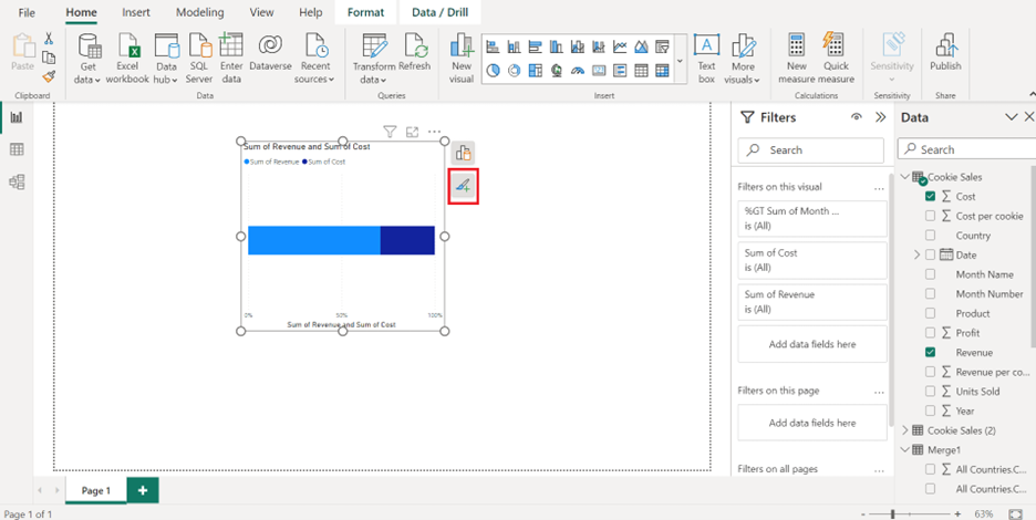 Customizing X-Axis Order in Power BI